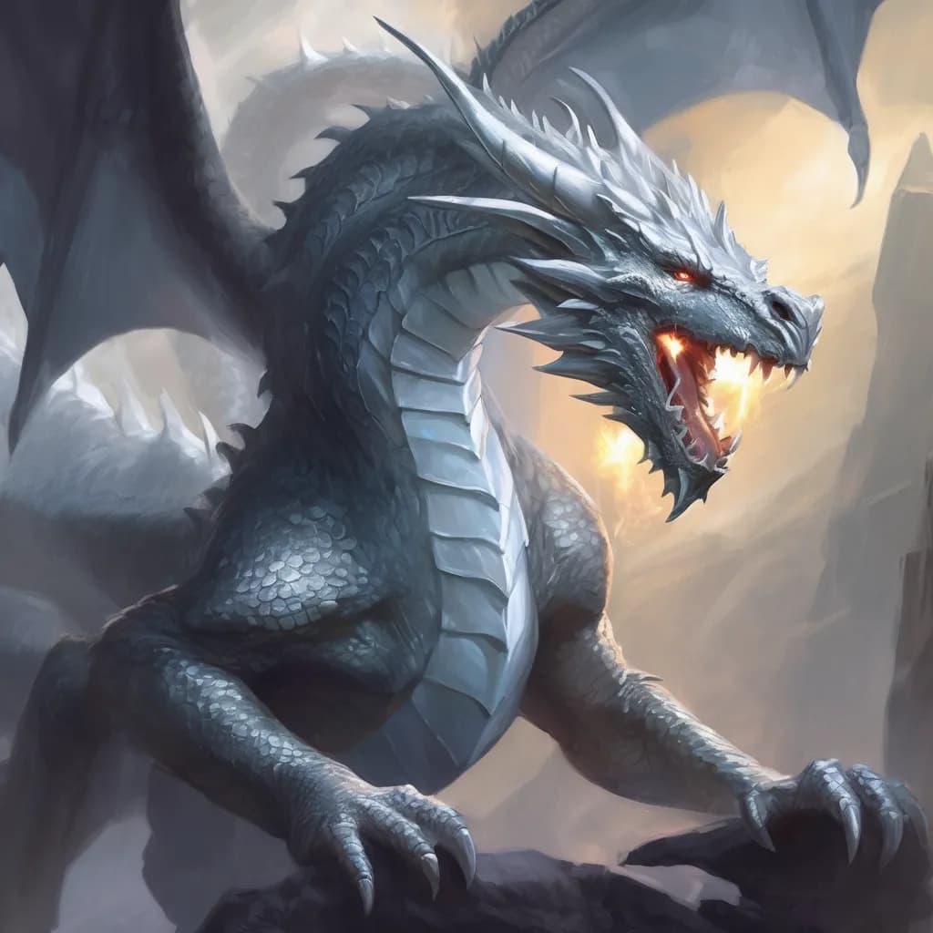Draghi d'Argento in Dungeons & Dragons: Nomi e Lore